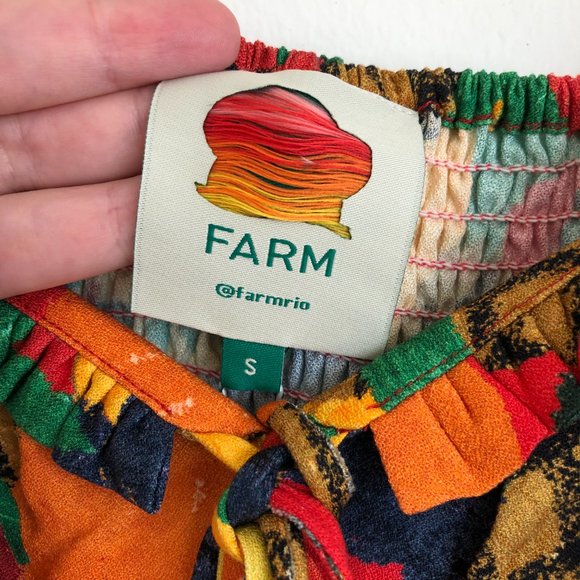 FARM Rio Fruit Salad Square Neck Midi Dress - Picture 10 of 13